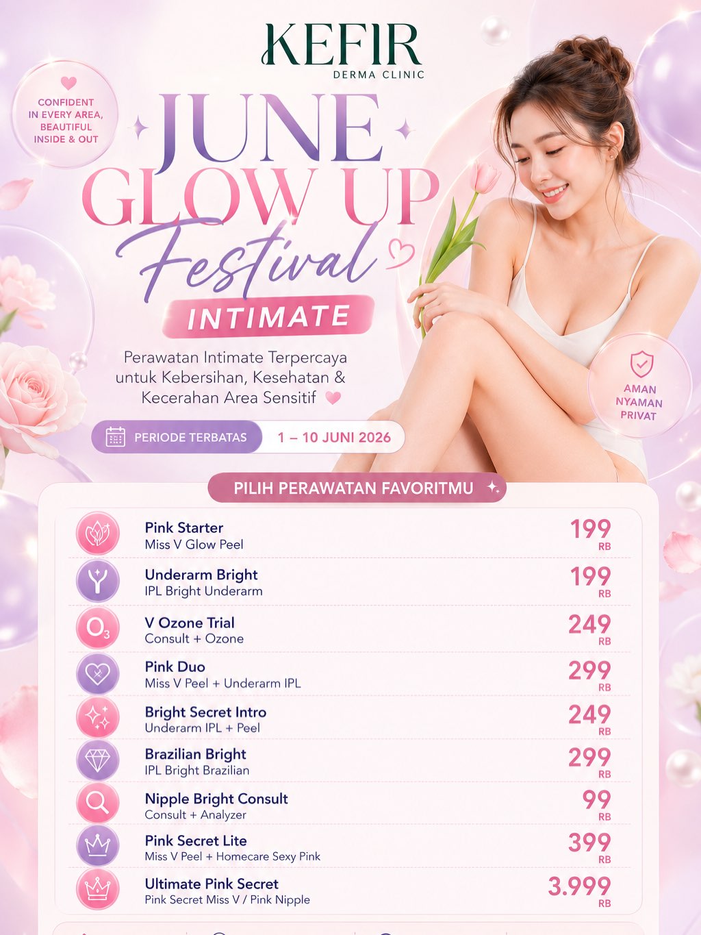 June Glow Up Intimate